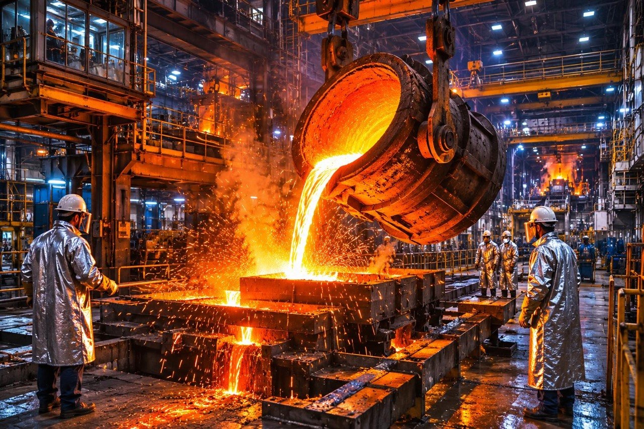 Steel manufacturing facility development site
